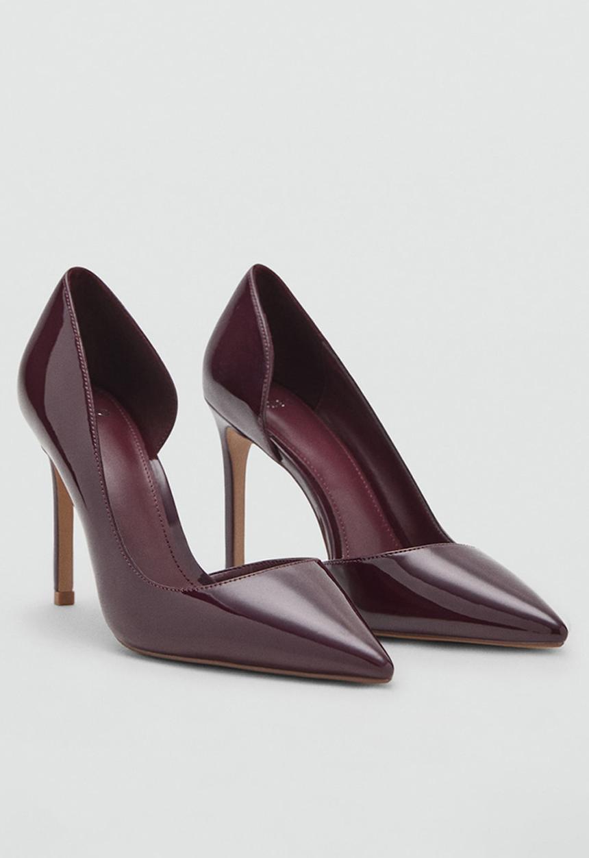 MANGO - Audreyb heel - dark red