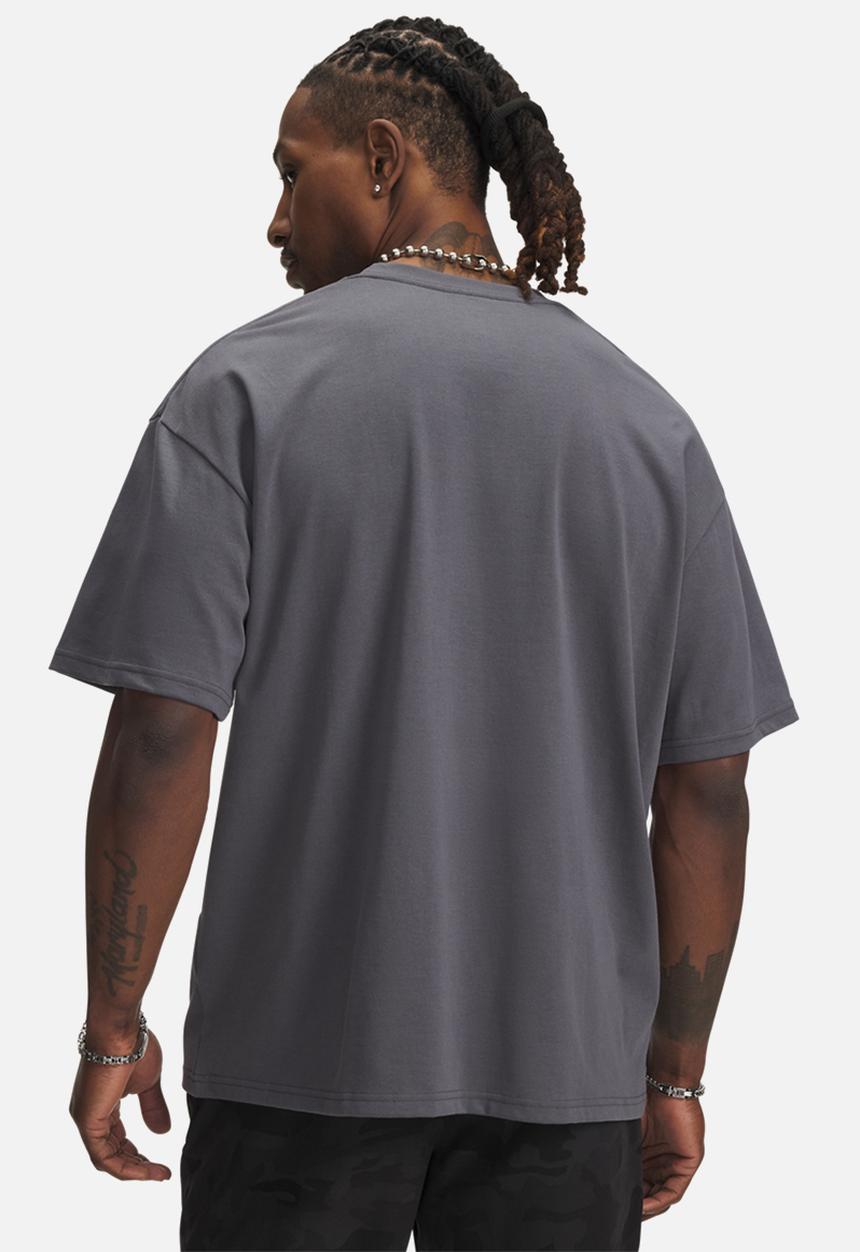 Under Armour - Ua hwt u logo short sleeve - castlerock & white