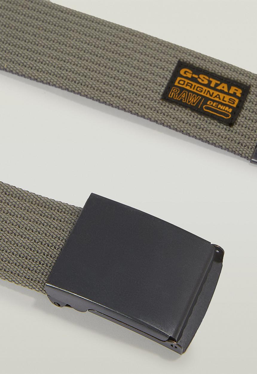 G-STAR - Webbing Belt - Black Metal/Gs Grey
