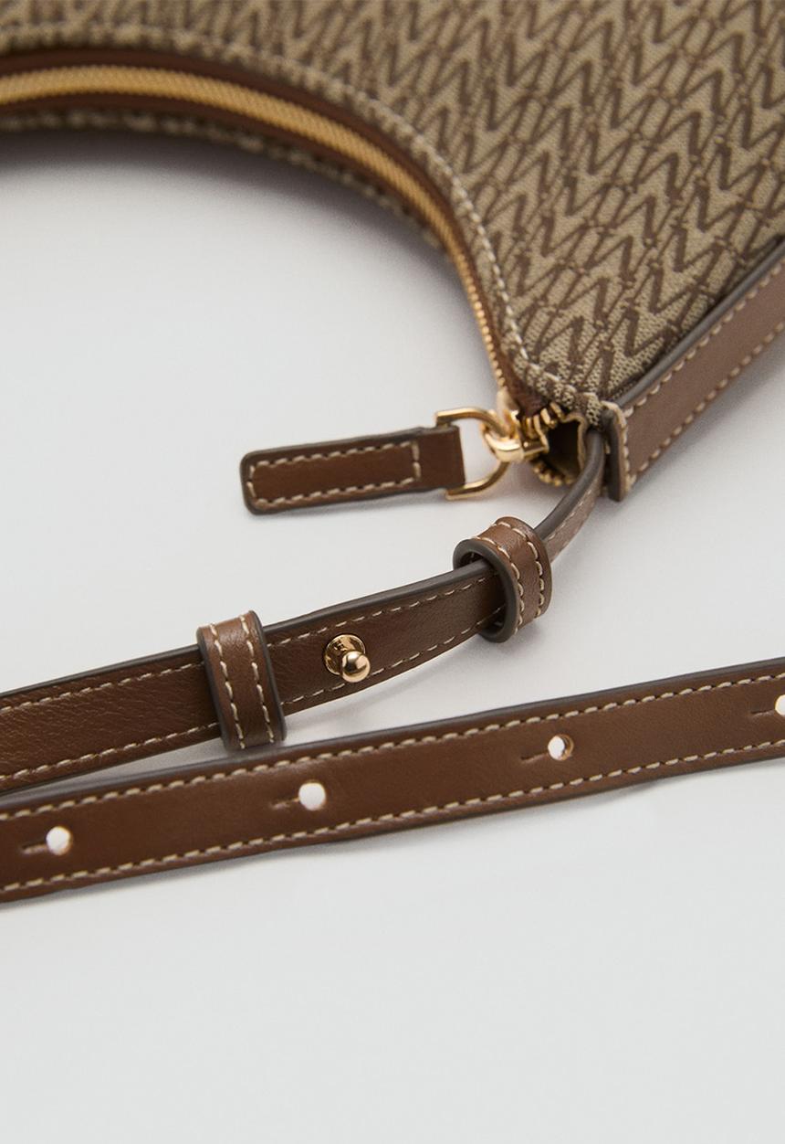 MANGO - Ramiro shoulder bag - brown