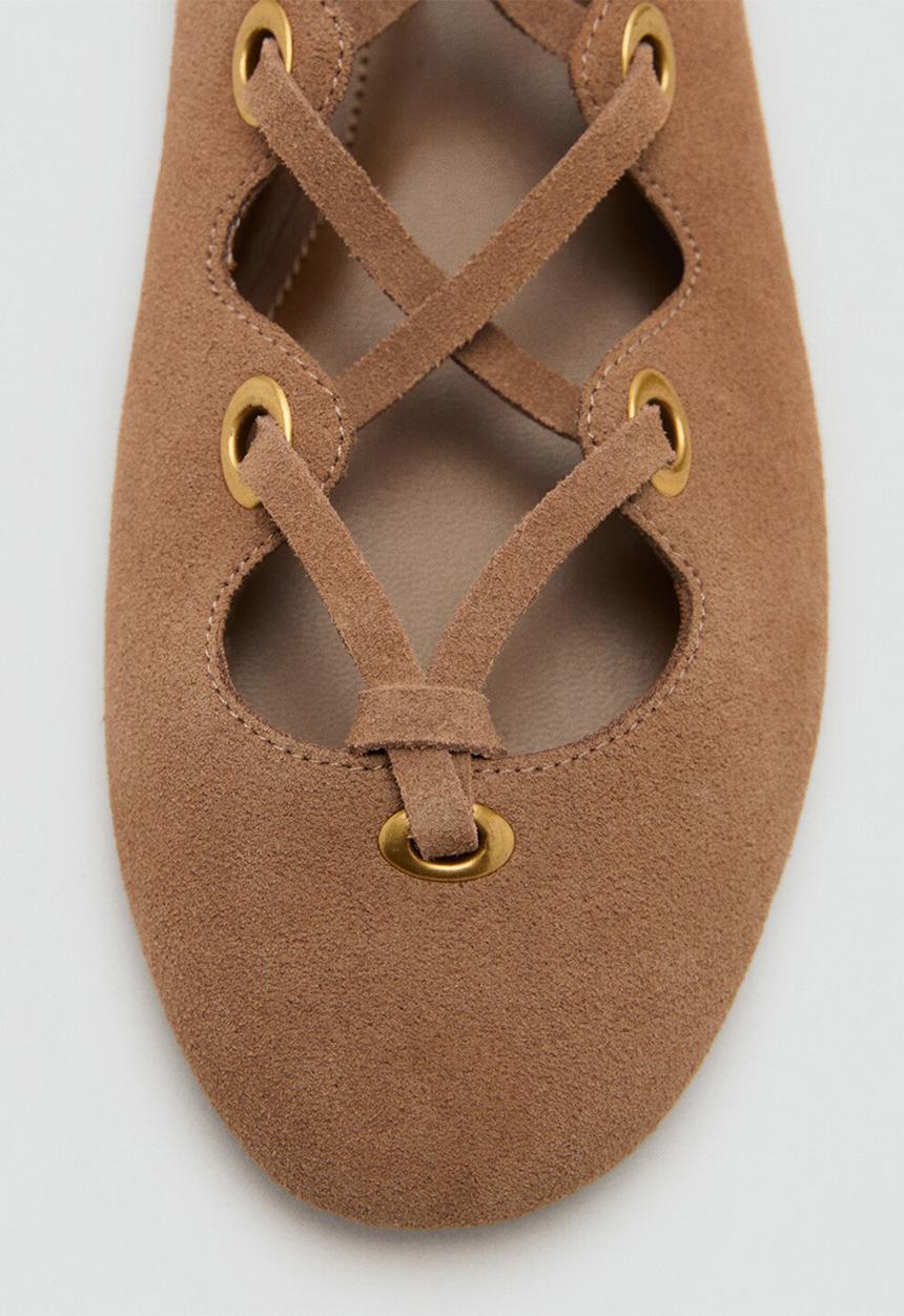 MANGO - Ohio leather pump - light/pastel brown