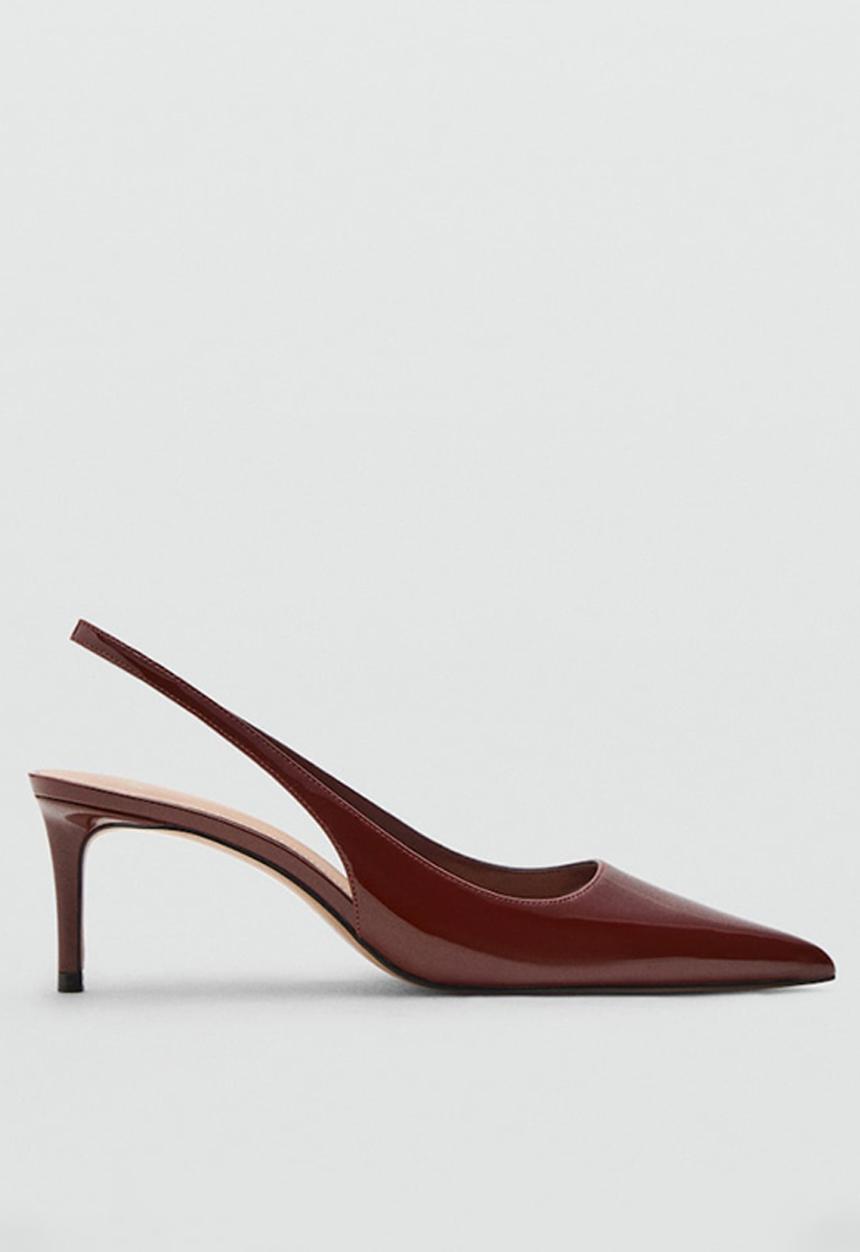 MANGO - Rima heel - dark red