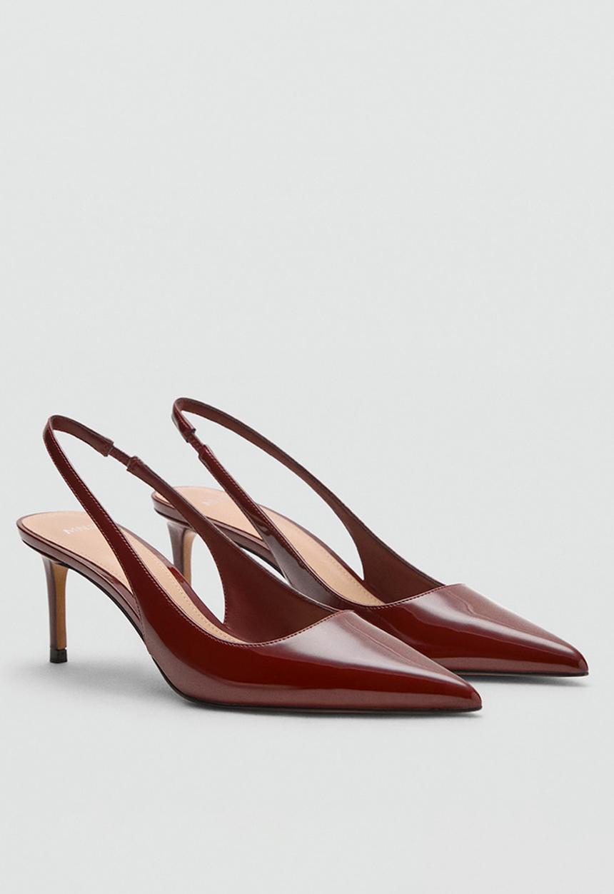 MANGO - Rima heel - dark red