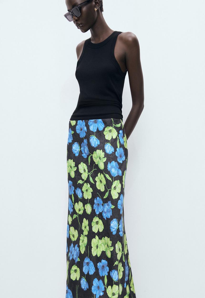 MANGO - Skirt Mati - Black