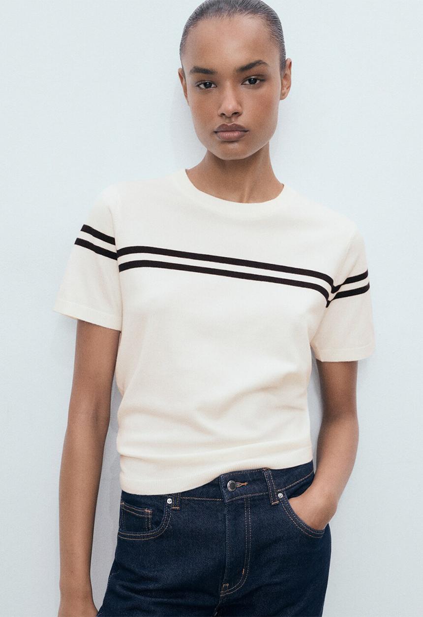 MANGO - Sweater Arca - Light Beige