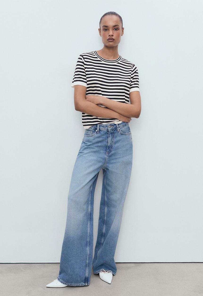 MANGO - Sweater Arca -  Navy