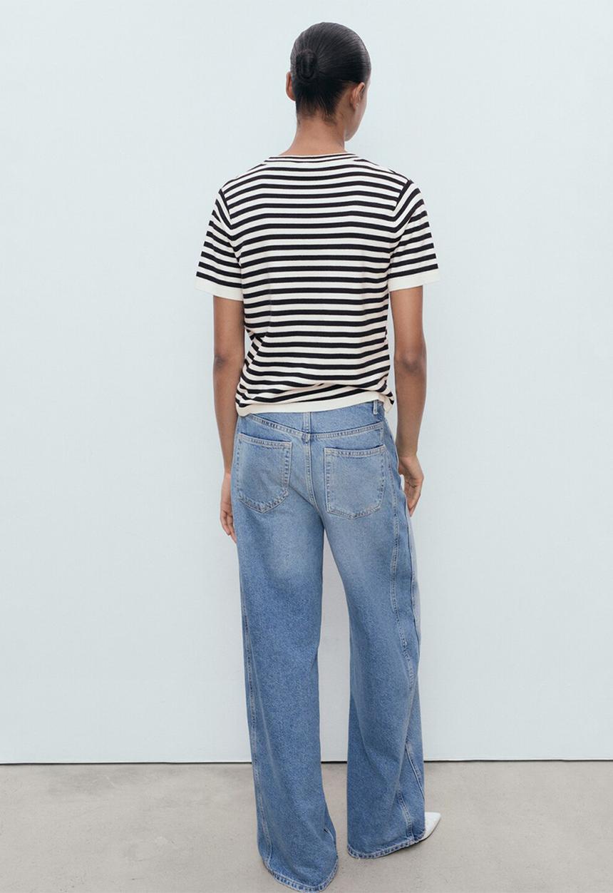 MANGO - Sweater Arca -  Navy