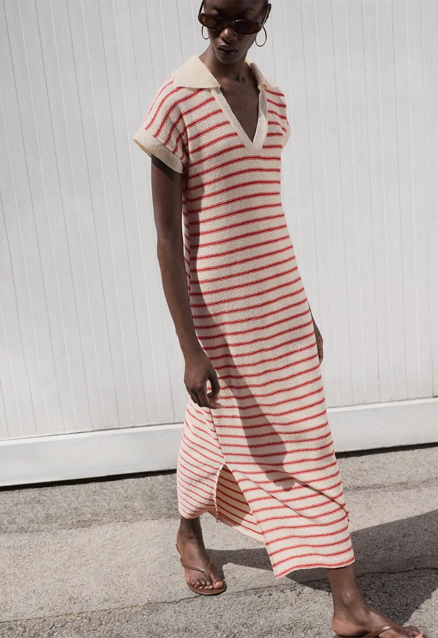MANGO - Dress Tunis - Red