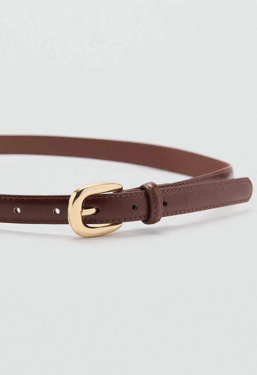 MANGO - Nico belt  -brown