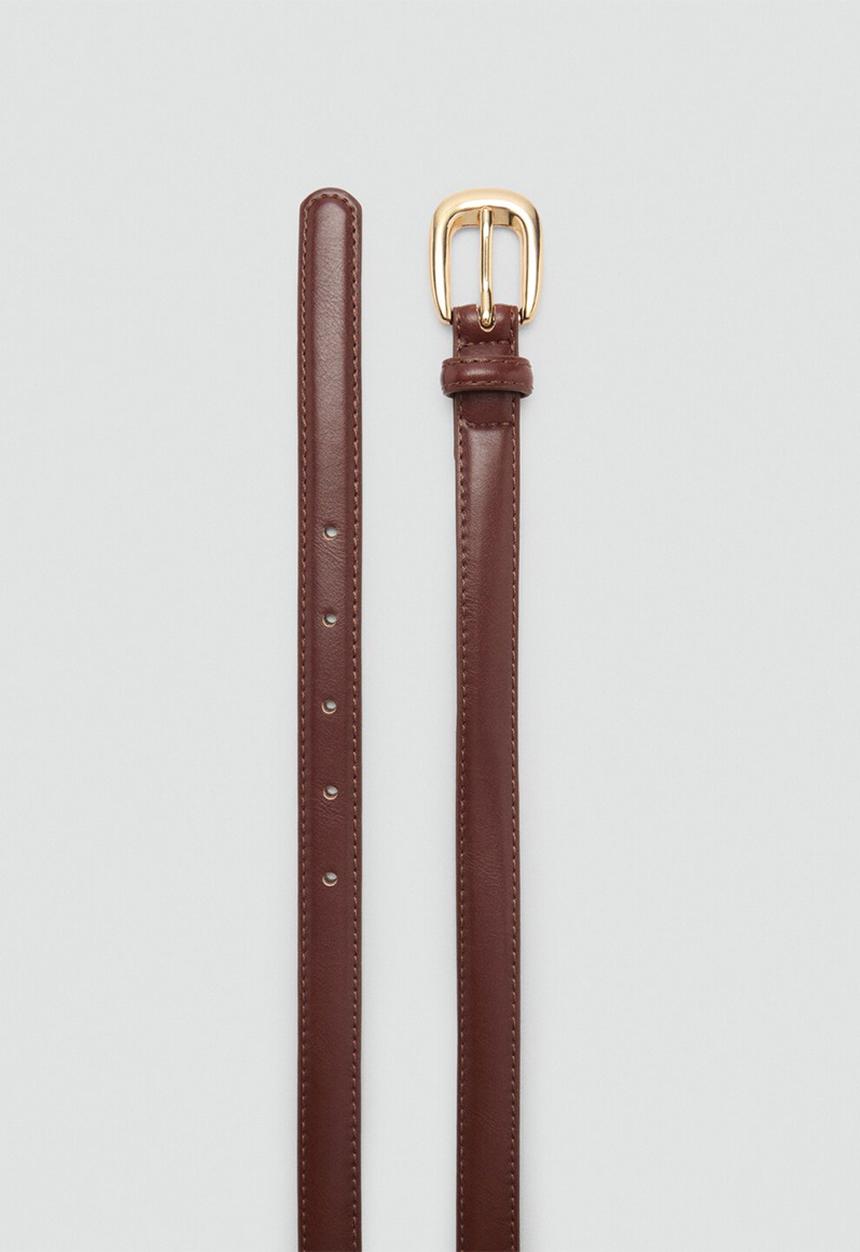 MANGO - Nico belt  -brown