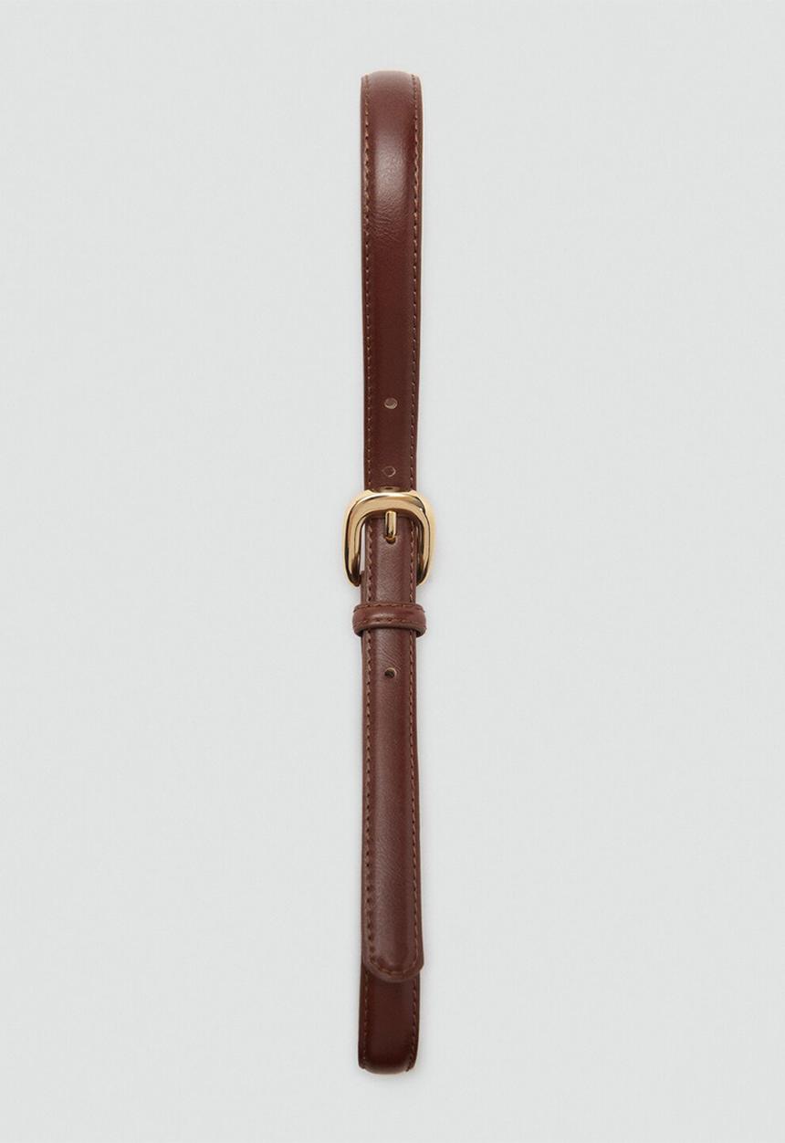 MANGO - Nico belt  -brown