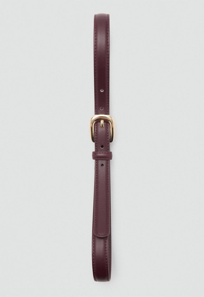 MANGO - Nico belt - dark red