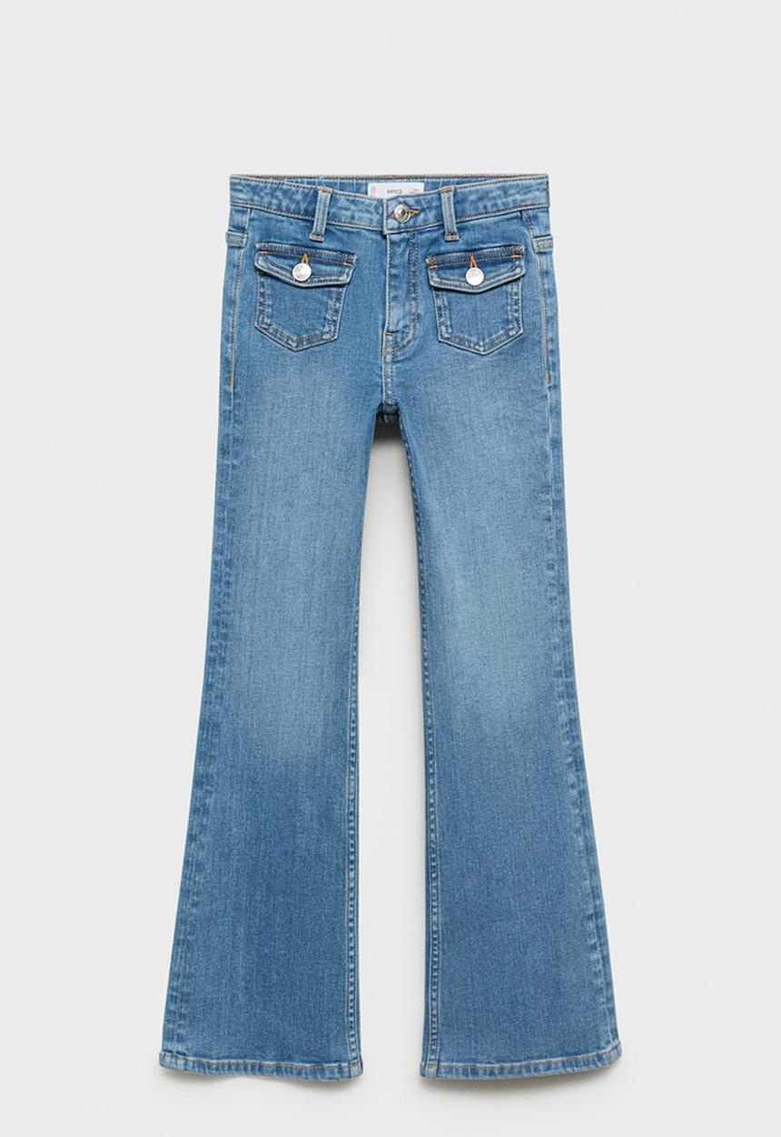MANGO - Jeans Flarexl1 - Open Blue