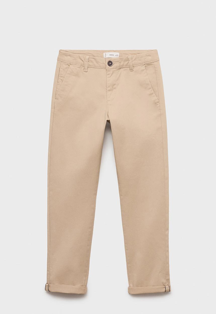 MANGO - Trousers Piccolo - Light Pastel Brown