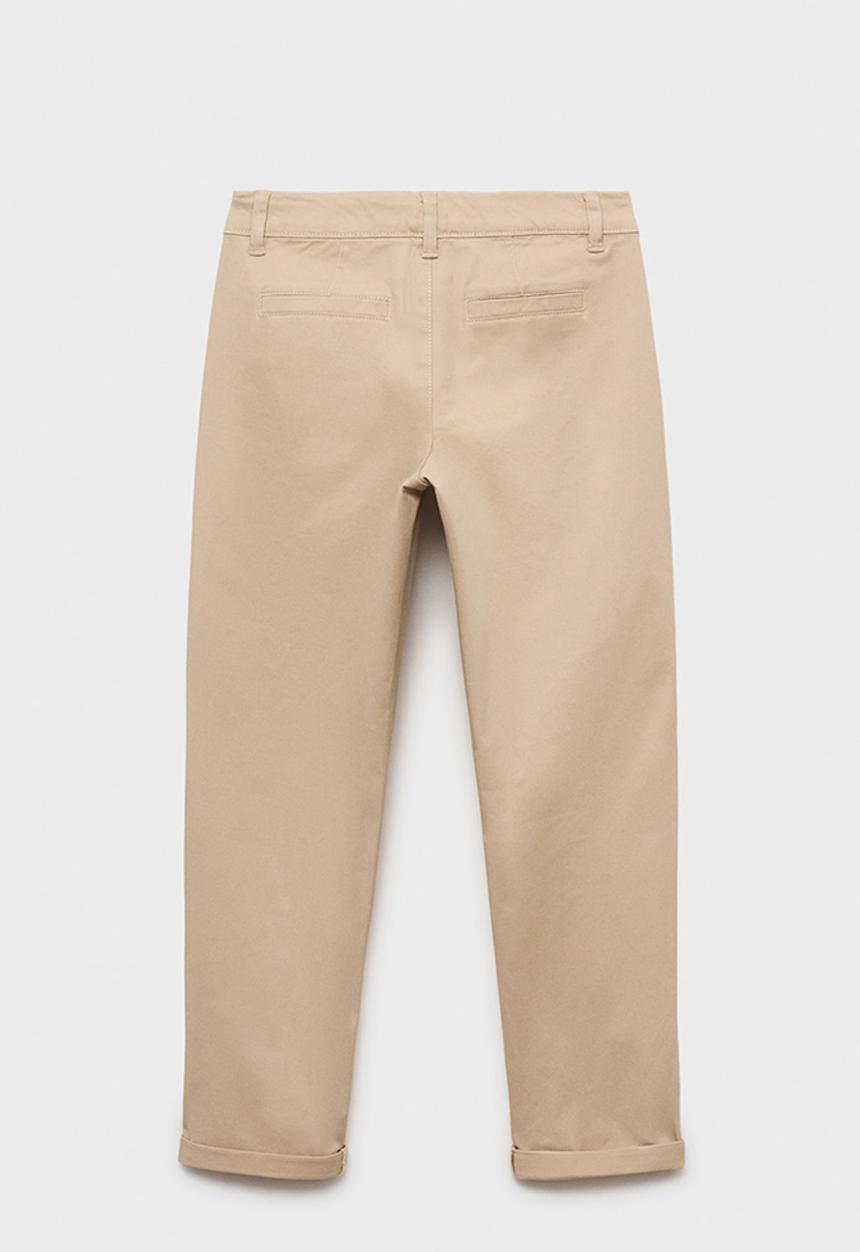 MANGO - Trousers Piccolo - Light Pastel Brown