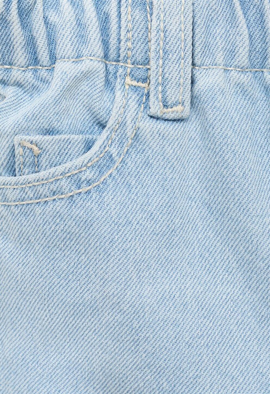 MANGO - Jeans Paperbag - Open Blue
