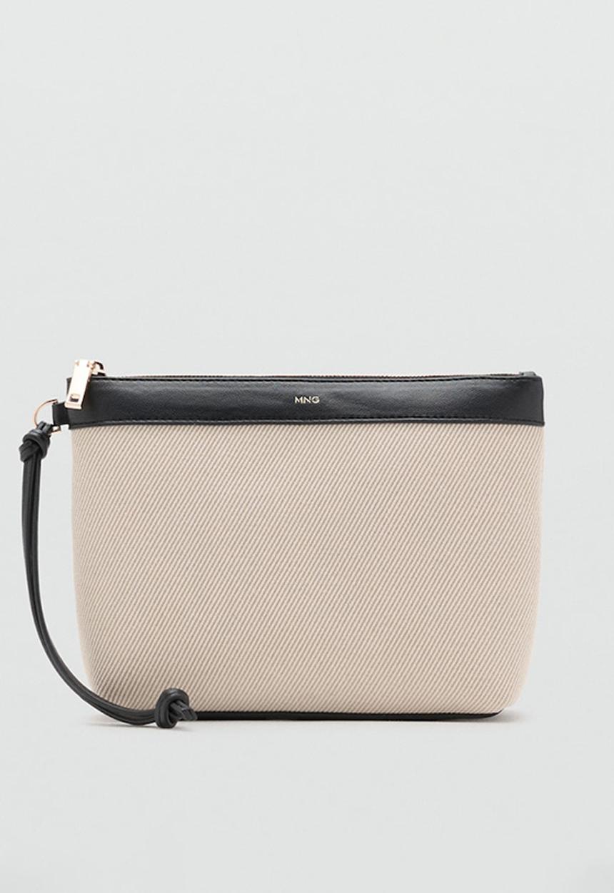 MANGO - Cosmetic bag gante- offwhite