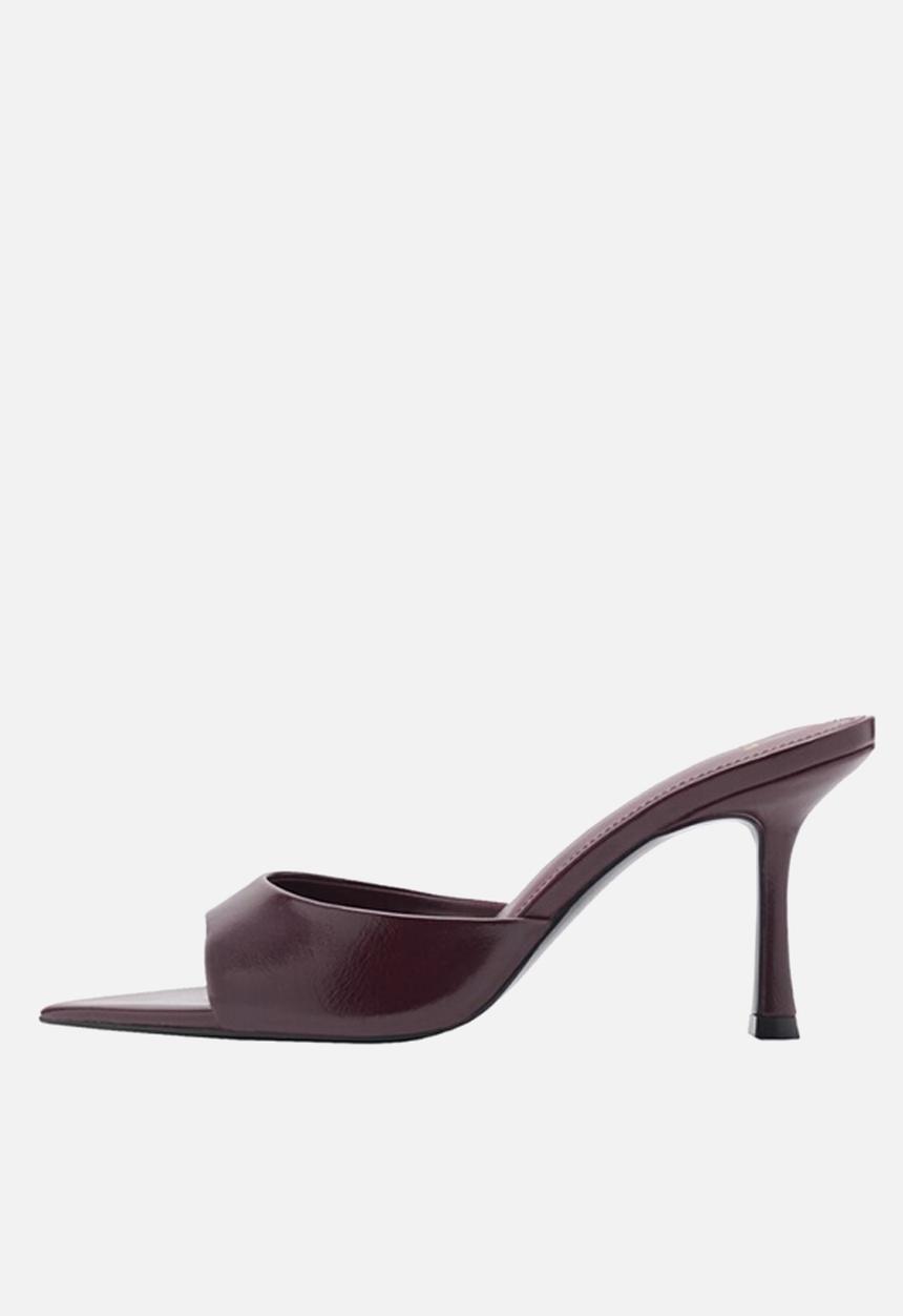 MANGO - Pepyg heel - dark red