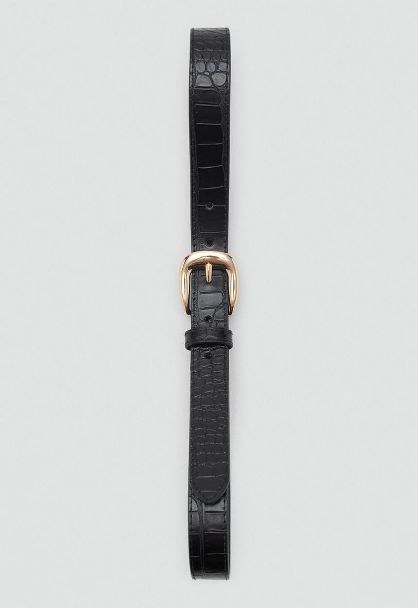MANGO - Coqui belt -black