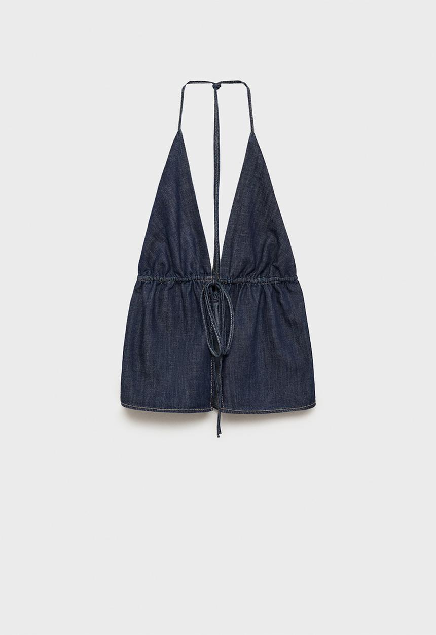 MANGO - Top Joy - Open Blue