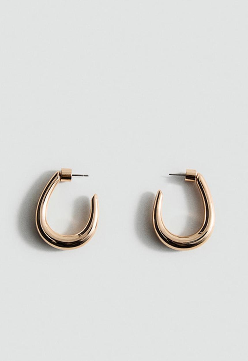 MANGO - Javila earrings - gold