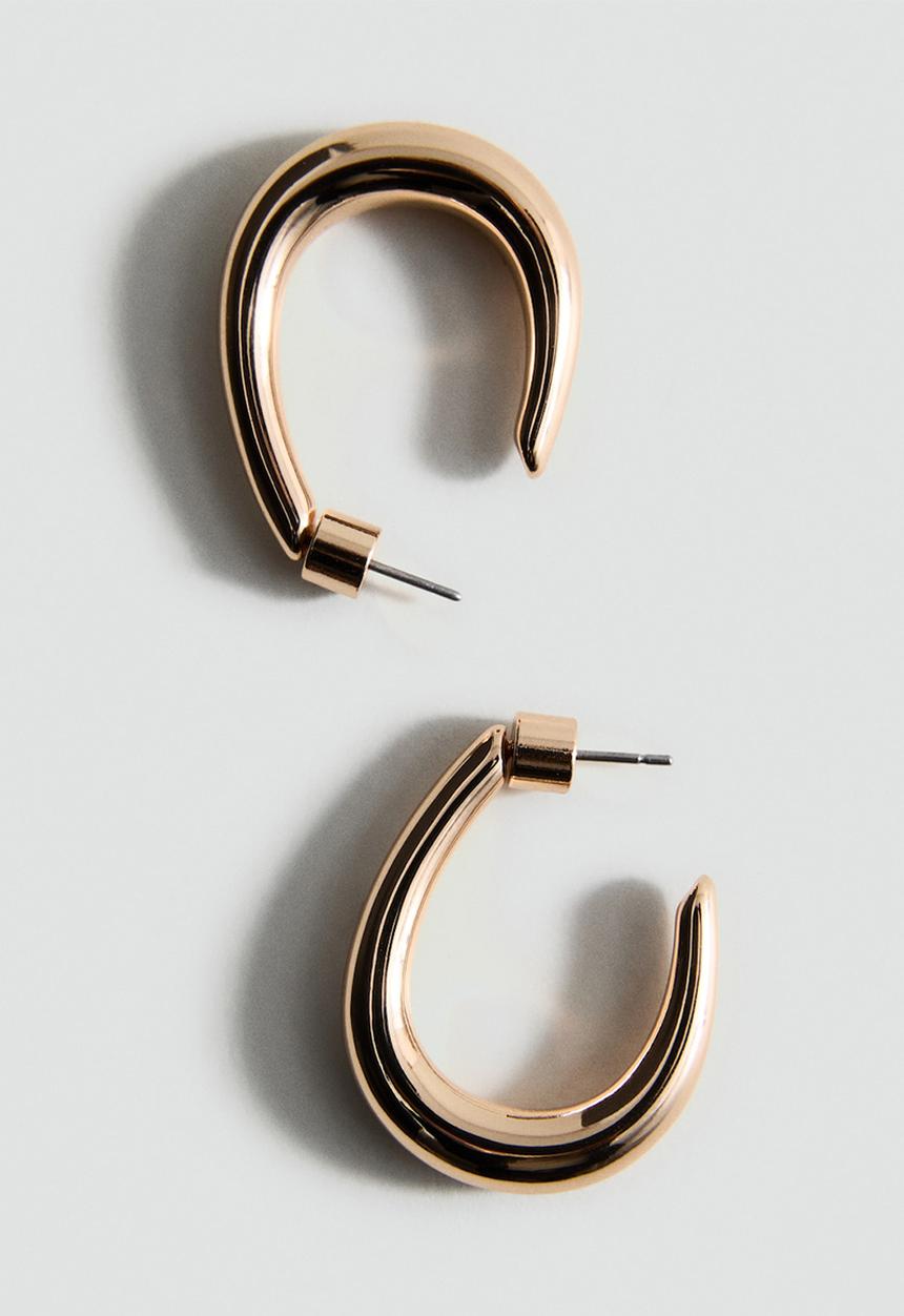 MANGO - Javila earrings - gold