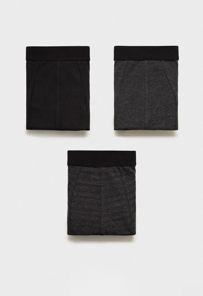 MANGO - Calzoncillos Trunkco - Grey