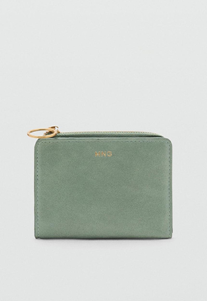 MANGO - Wallet retro - light green
