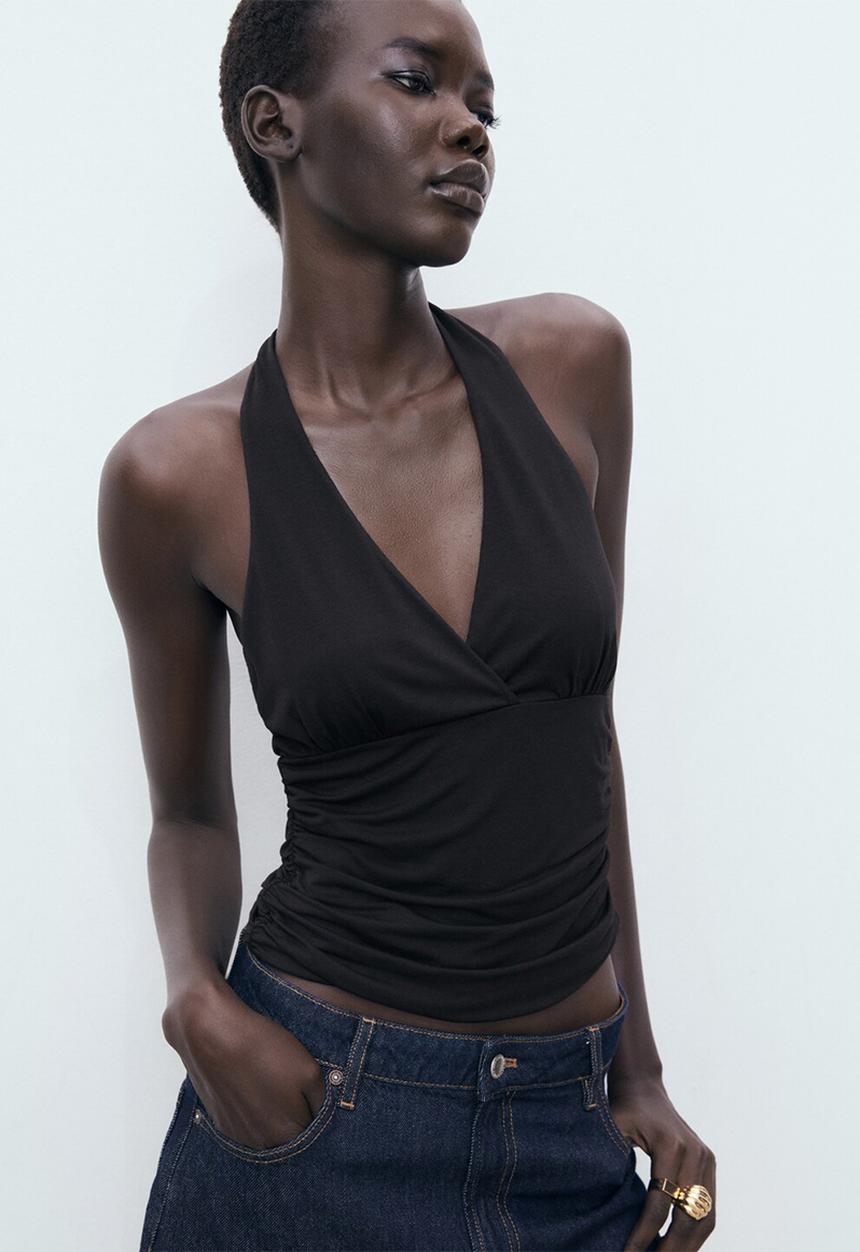 MANGO - Top Fiji - Black