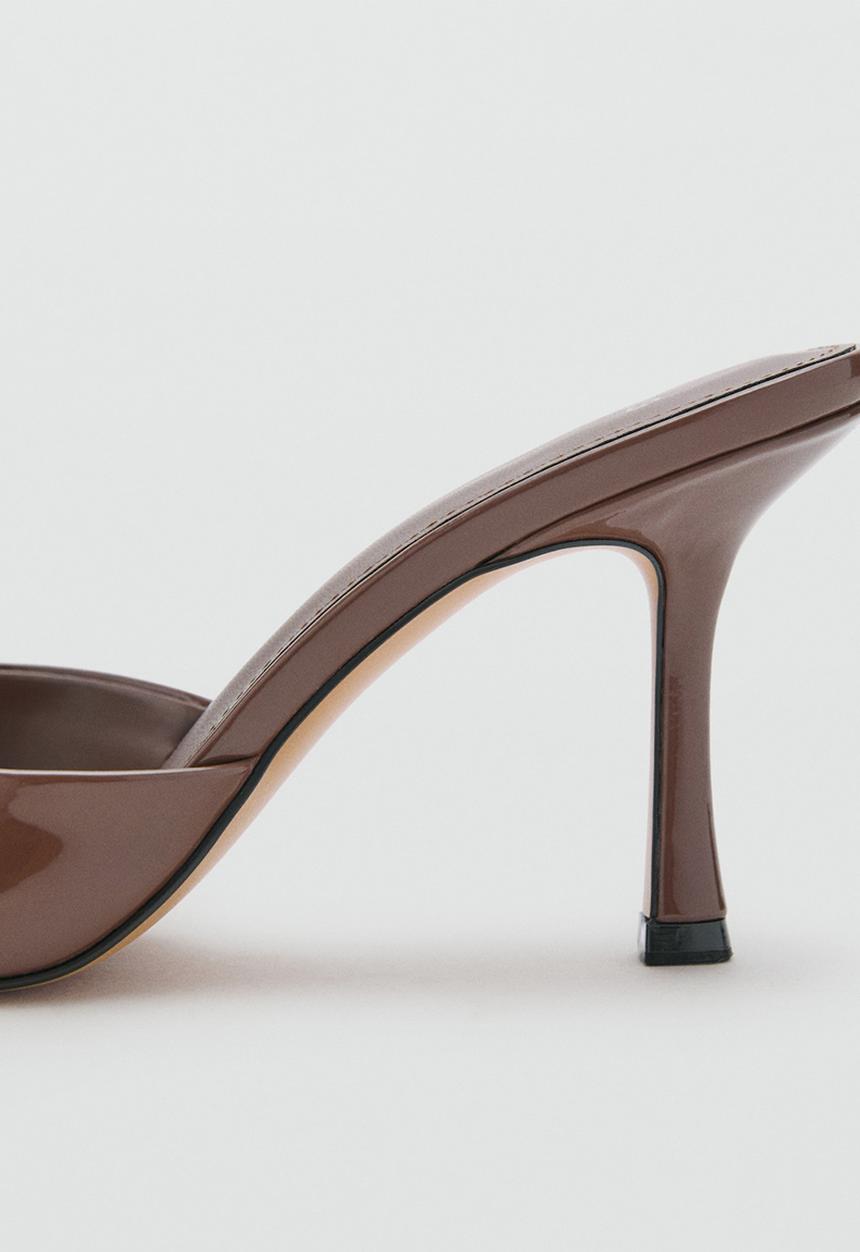 MANGO - Pepych heel - dark brown