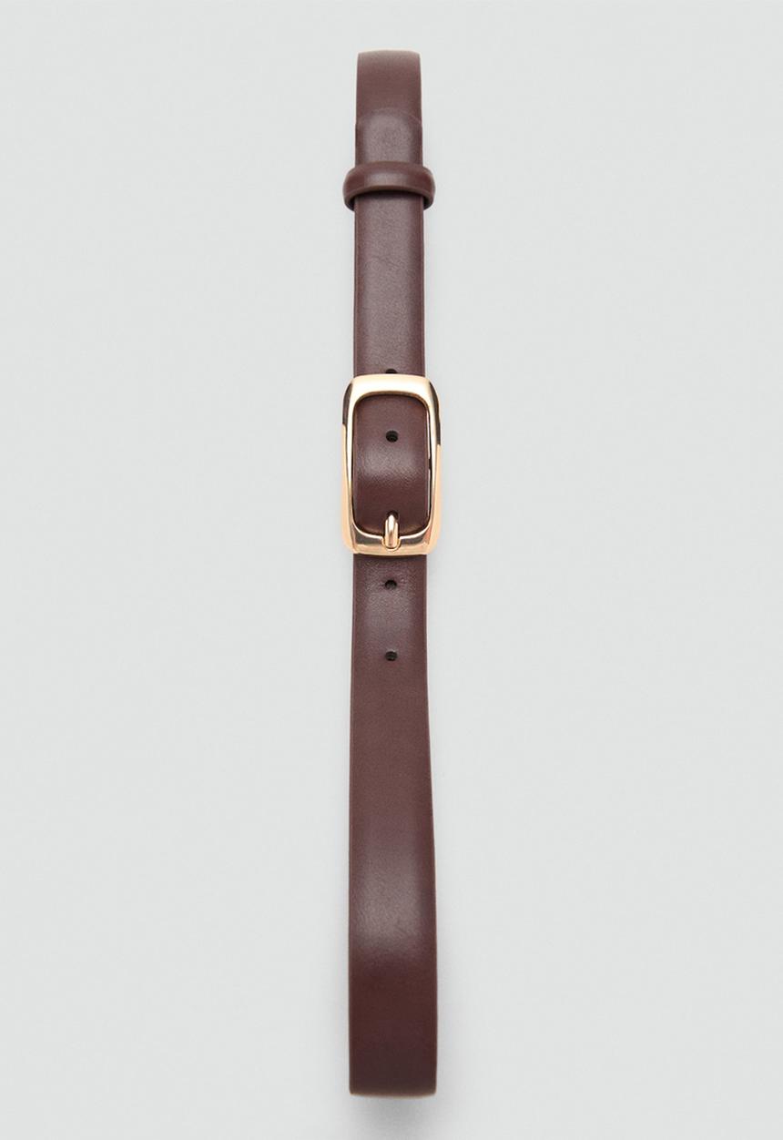 MANGO - Mass belt - brown