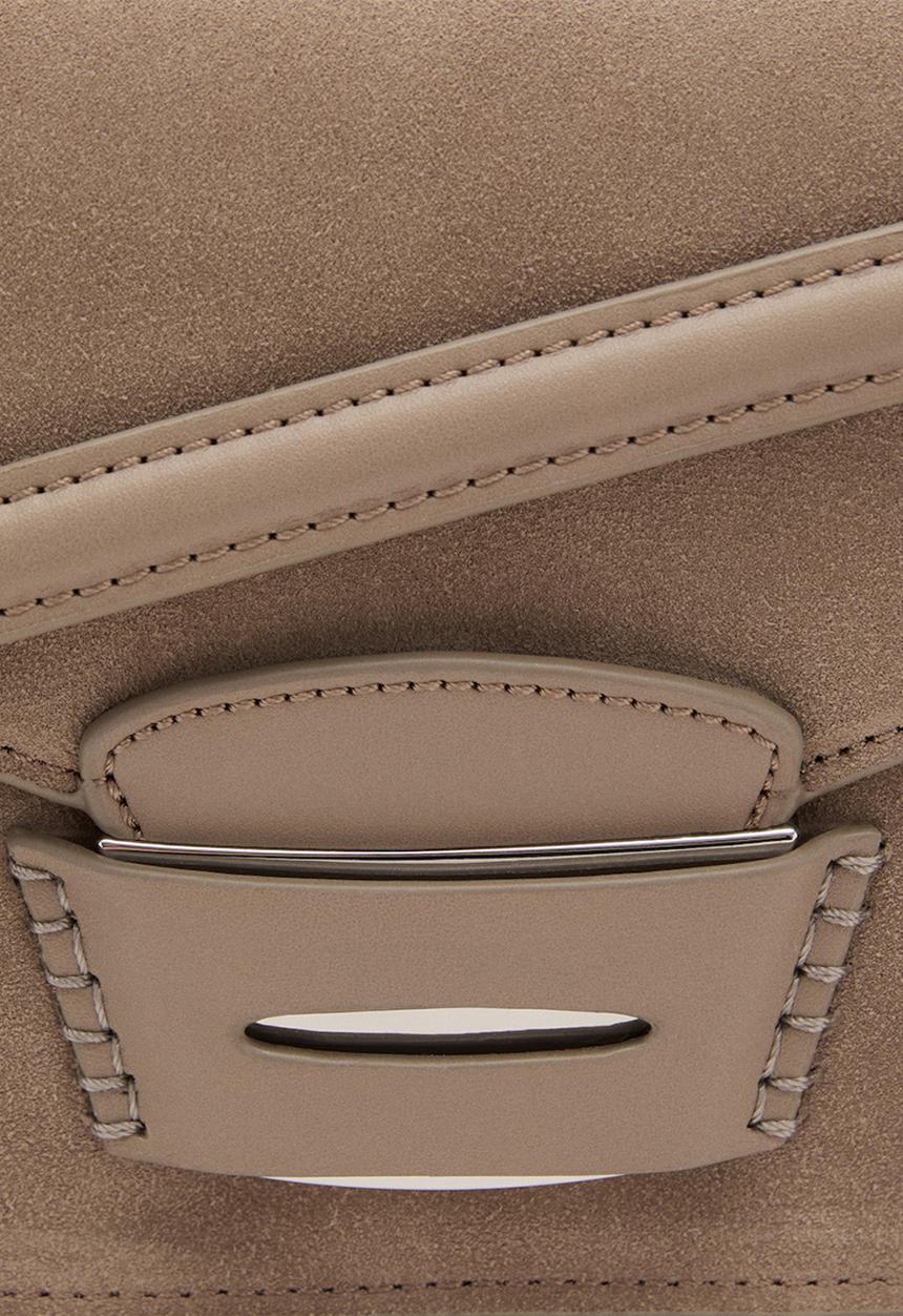 MANGO - Mash shoulder bag - brown