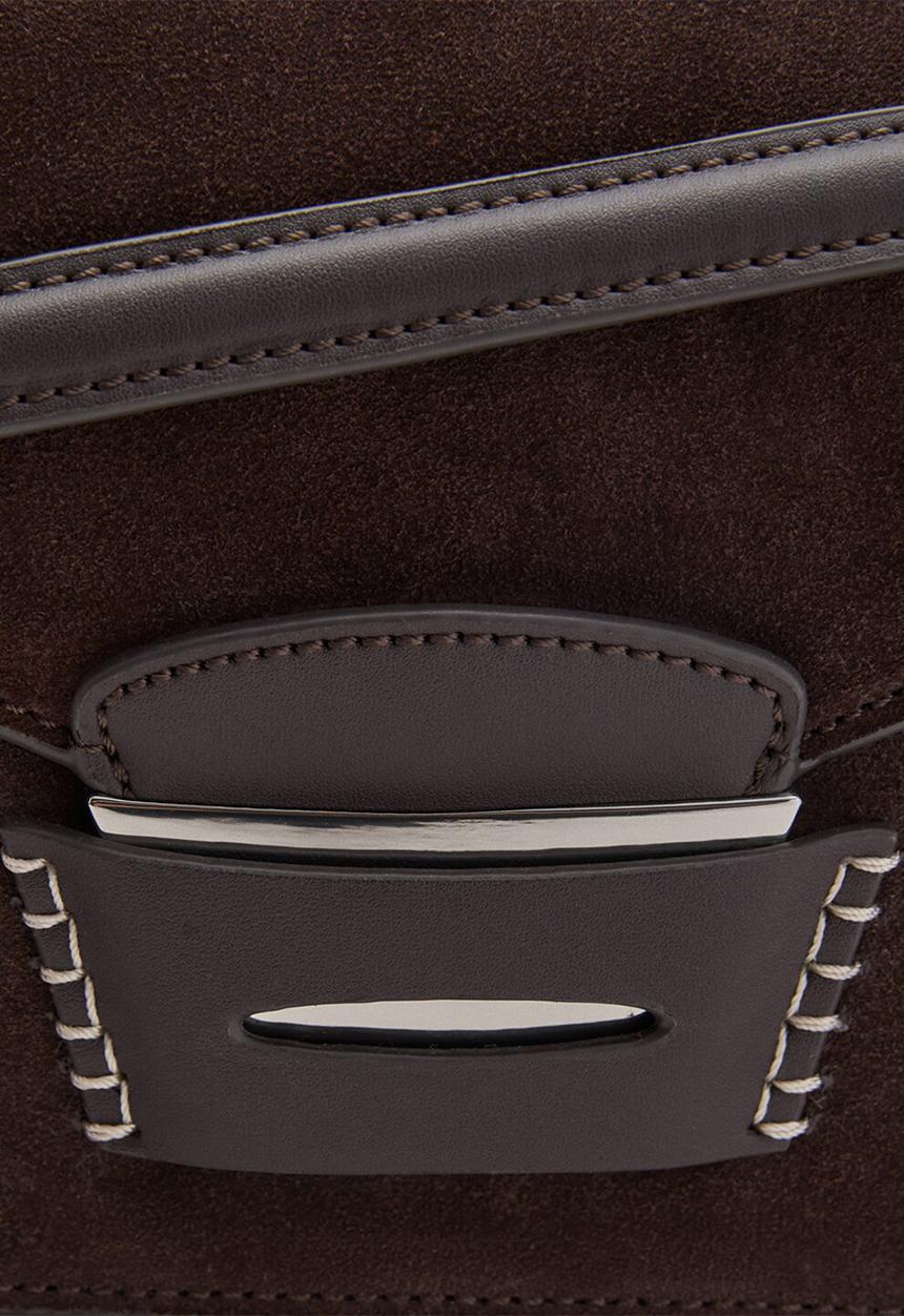 MANGO - Shoulder bag mask - brown