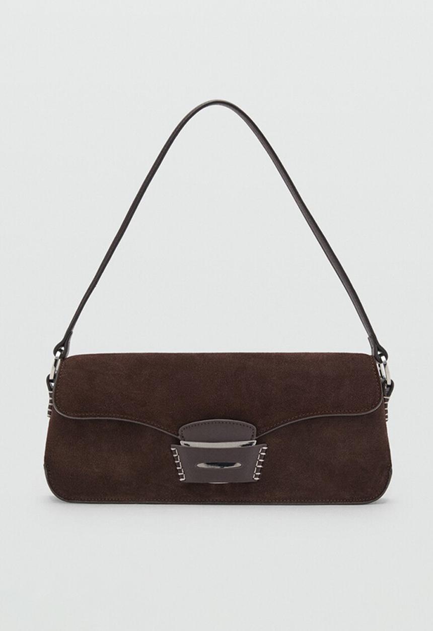 MANGO - Shoulder bag mask - brown