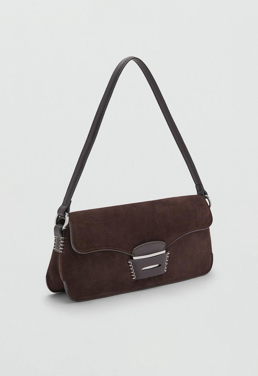 MANGO - Shoulder bag mask - brown