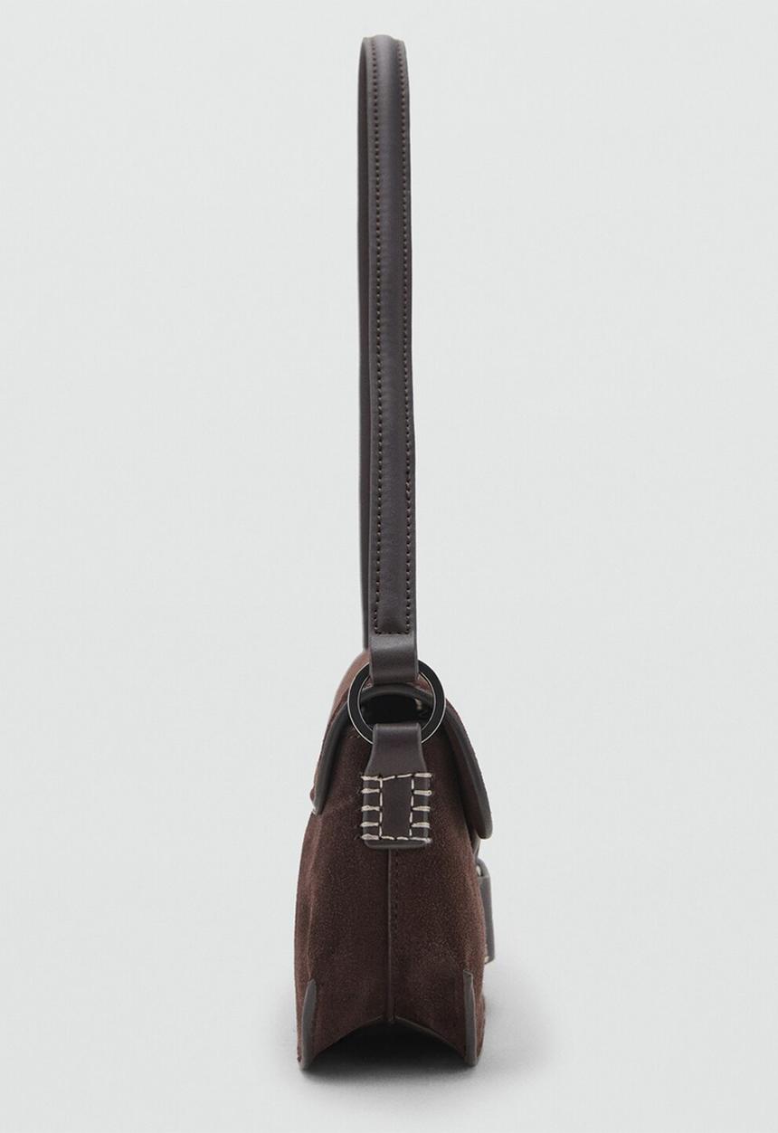 MANGO - Shoulder bag mask - brown