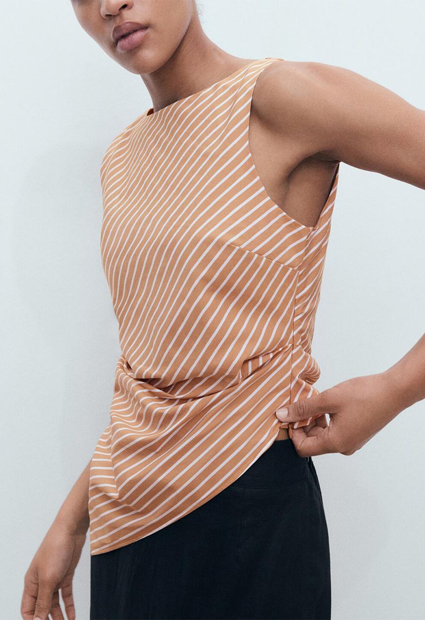 MANGO - Top Quartz - Brown