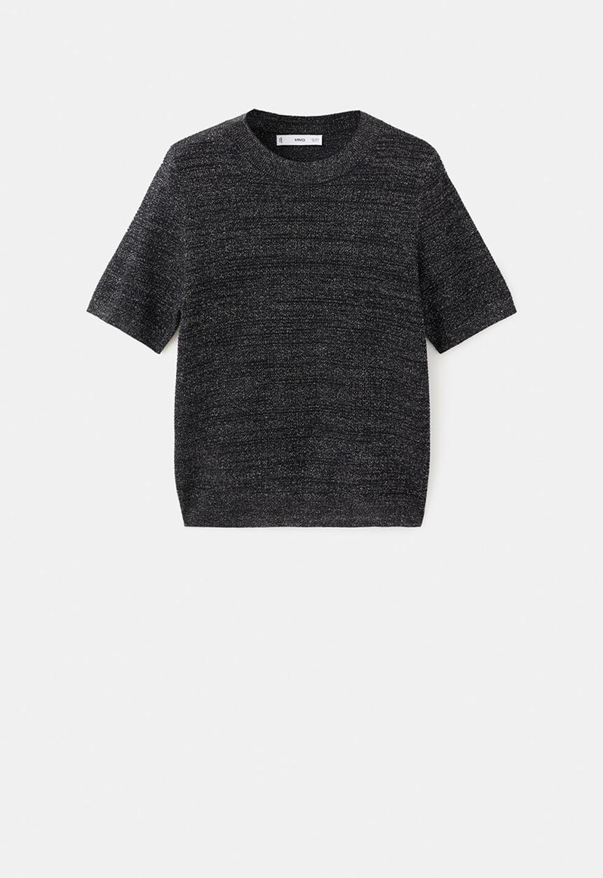 MANGO - Sweater Glitter - Black