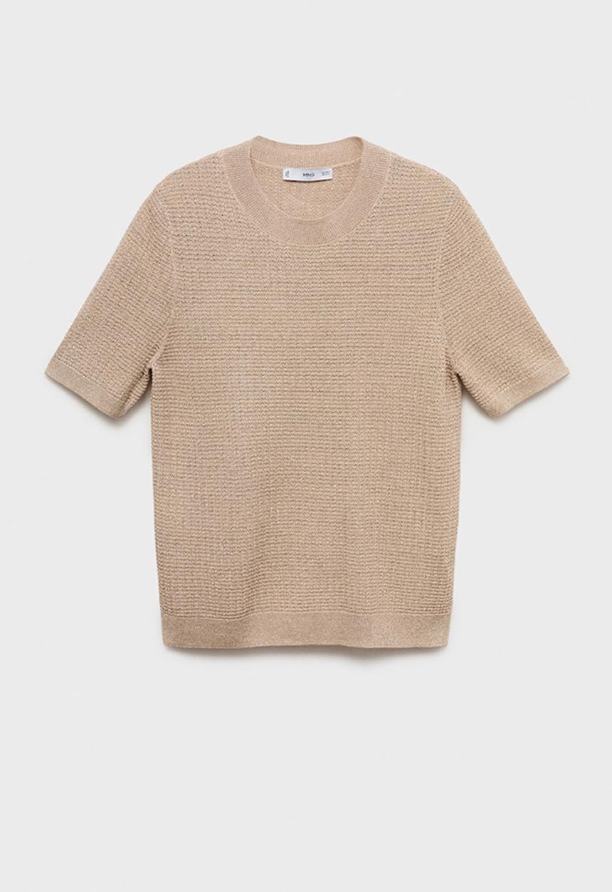 MANGO - Sweater Glitter - Silver