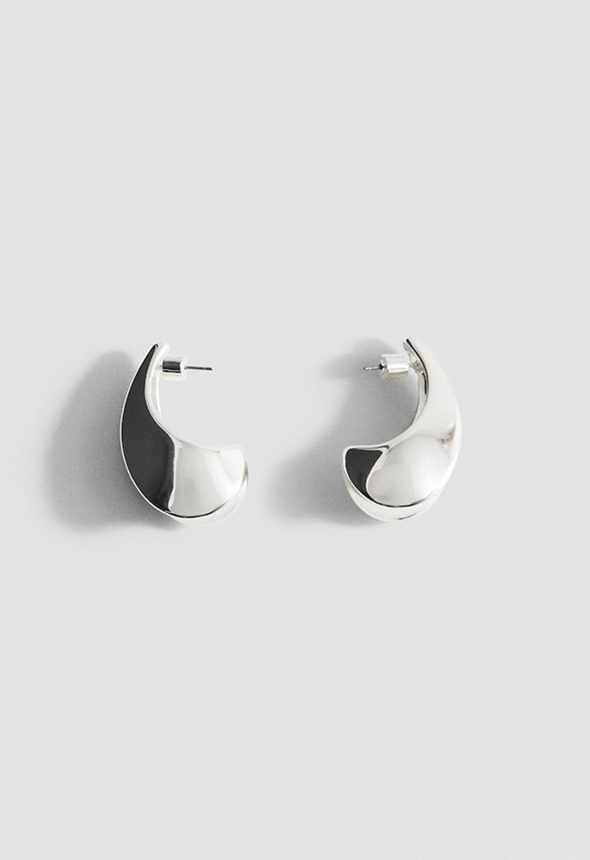 MANGO - Calista earrings - silver