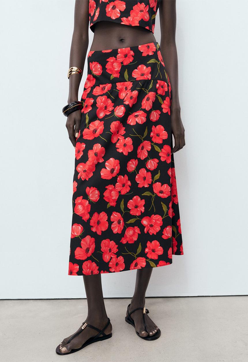 MANGO - Skirt Ama - Black