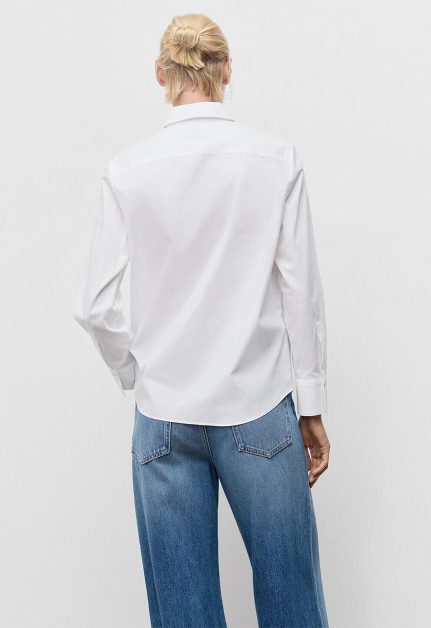 MANGO - Shirt Regu - Natural