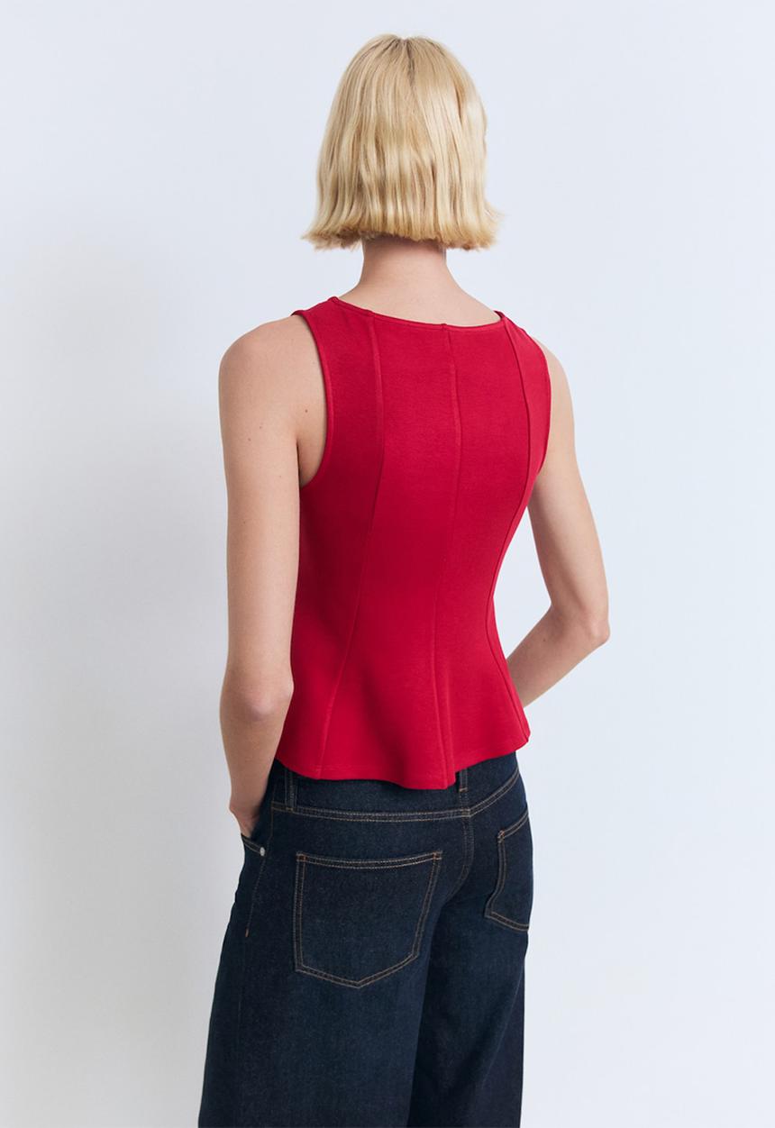 MANGO - Top Coqui - Red