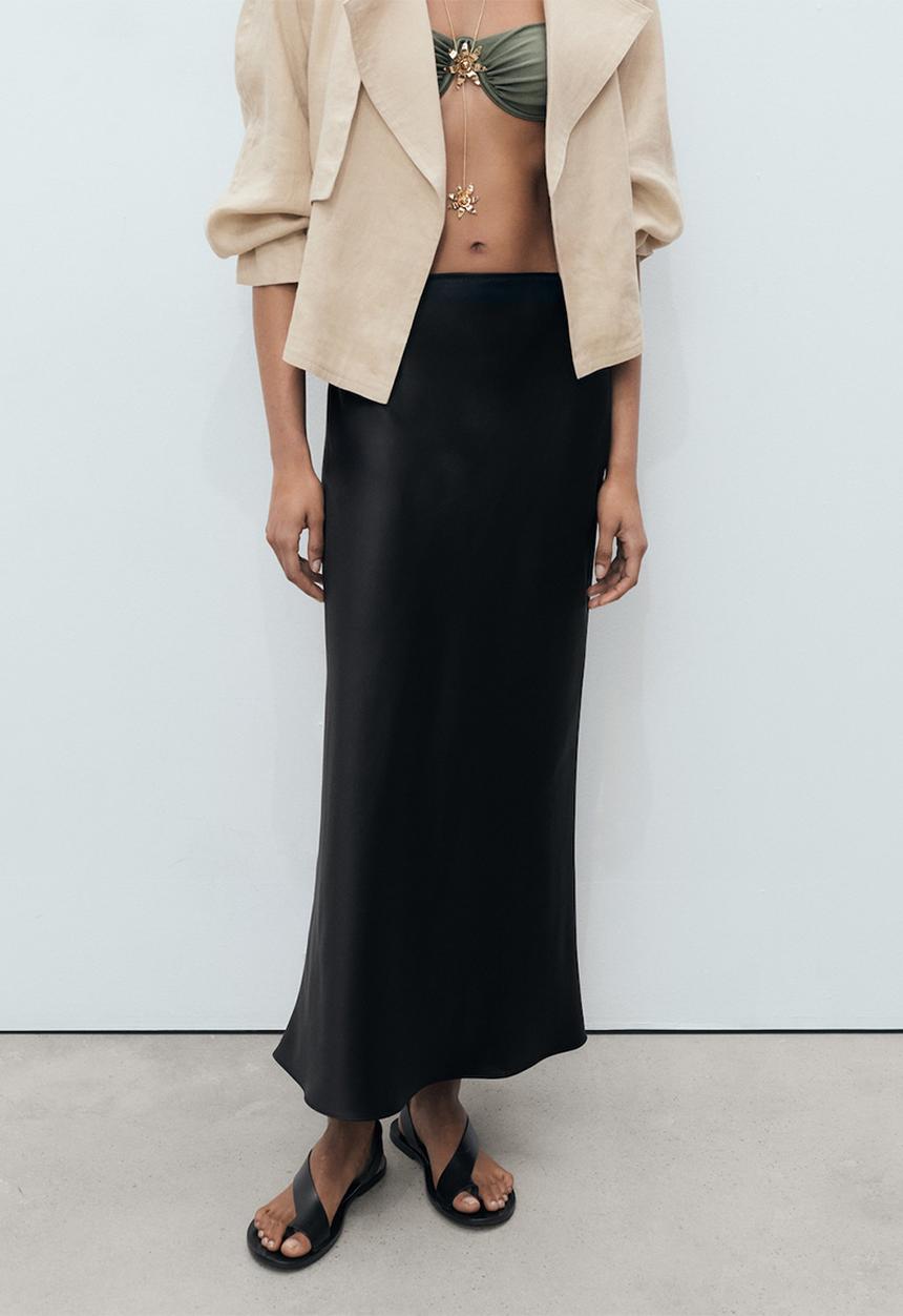 MANGO - Skirt Mia2 - Black