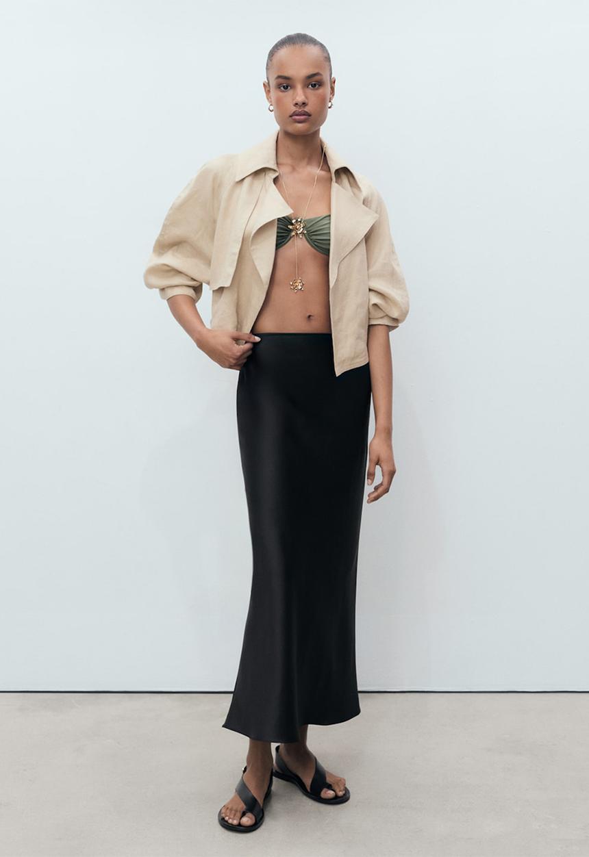 MANGO - Skirt Mia2 - Black