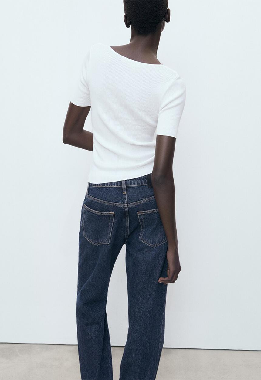 MANGO - Sweater Orquidea - White
