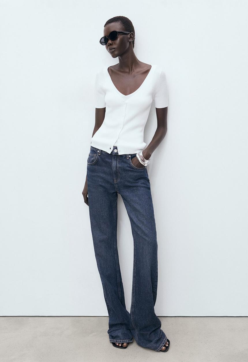 MANGO - Sweater Orquidea - White