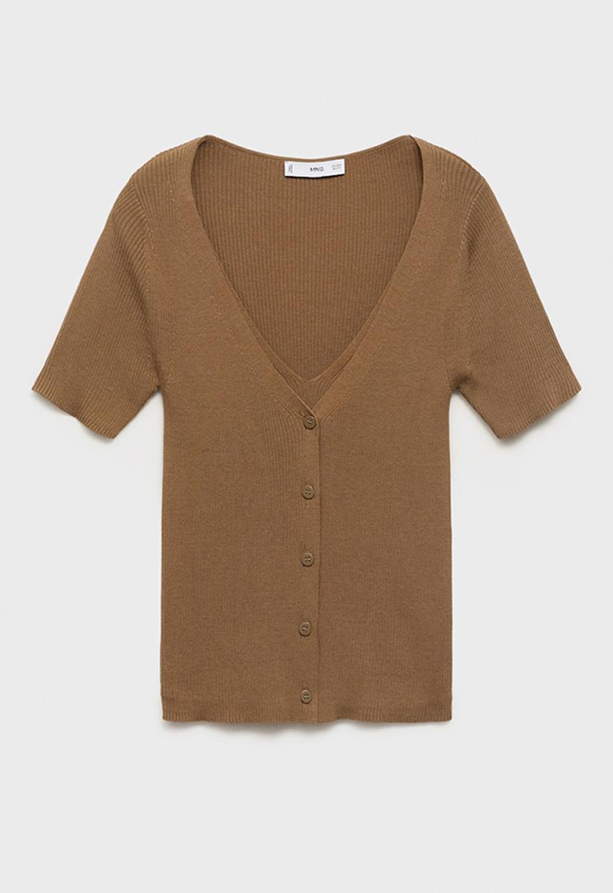 MANGO - Sweater Orquidea - Medium Brown