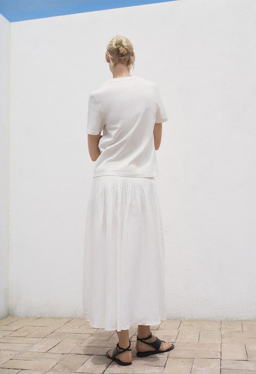 MANGO - T-Shirt Fruit 1- Offwhite