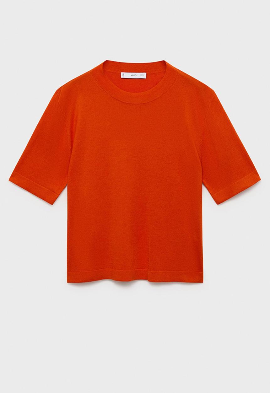 MANGO - Sweater Luccas - Dark Orange